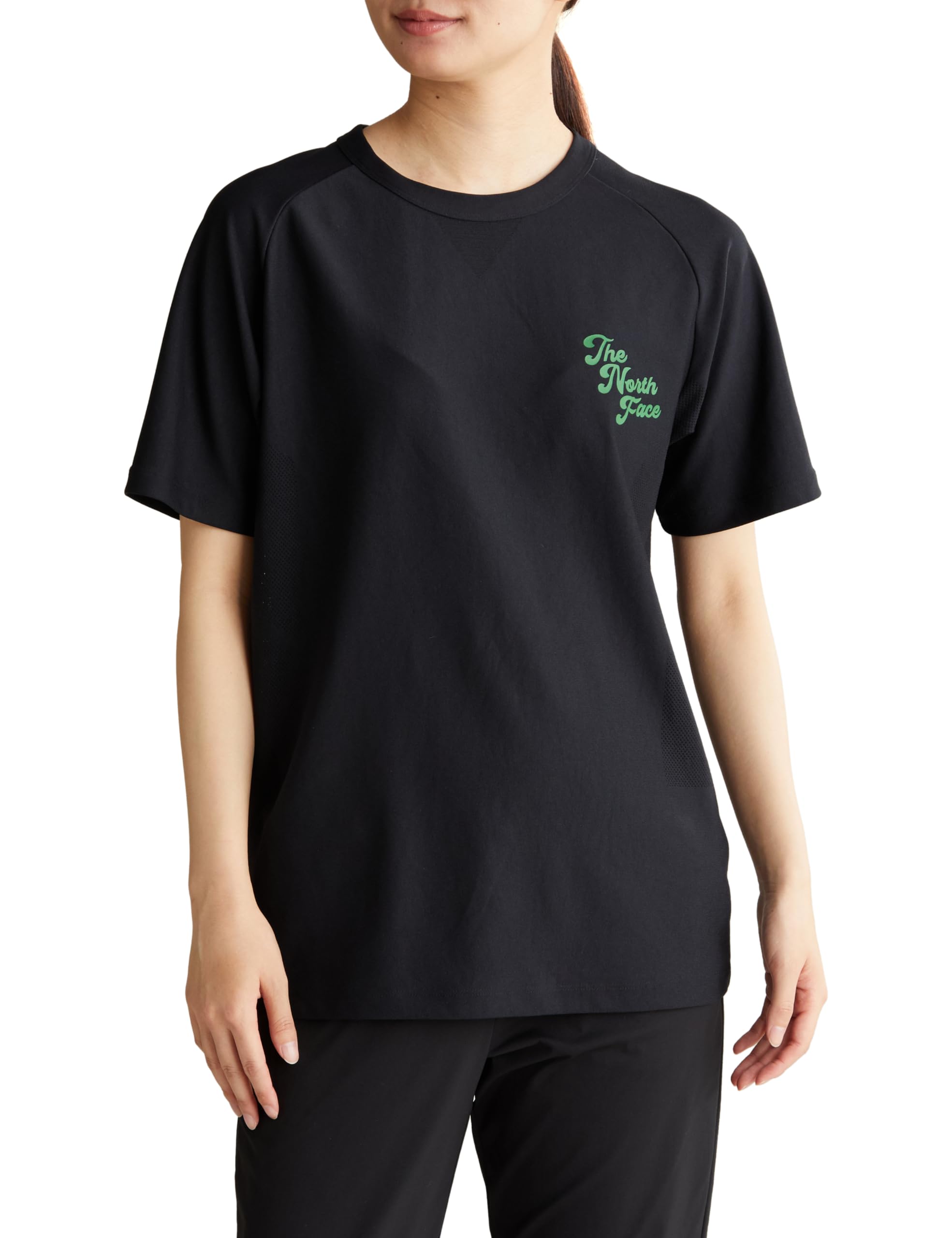 

The North Face Free Run Spiral Crew Black WL S/S чёрный