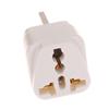 Universel Britisk Stikadapter Med 13A Sikring Sort/Hvid Rejseadapter 3-benet Stikkontakt Stik Uk Eu Il Adapter Us Til Uk Stik