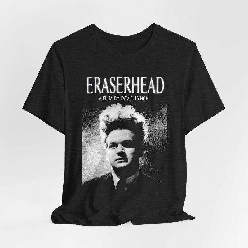 Rubber Head Movie Tshirt  David Lynch Movie Tshirt Summer New Fashion Cotton Unisex Tshirt S