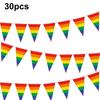 Flagi Rainbow Pride Banner Gay Pride Pennant Banner na imprezę na świeżym powietrzu w barze, dekoracje ogrodowe