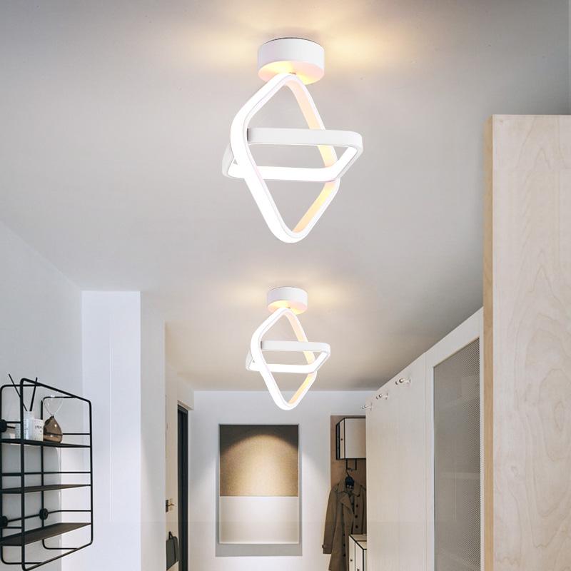 Moderne LED Gang-taklys Nodic Home Lighting Led Overflatemontert for soverom Stue Korridor Lys Balkonglys