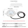 1PC Motorcycle car Electric vehicle Strobe Chassis Light Floodlight Decorative light Atmosphere light Strobe RGB Universal 12V