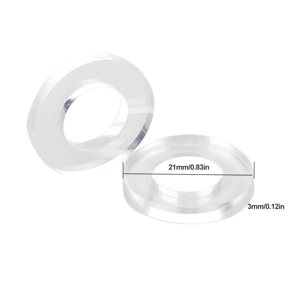 10PCS CO2 Adapter Gaskets Replacement Silicone O Rings Seals Gaskets CO2 Quick Adapter Gaskets for Soda Machine