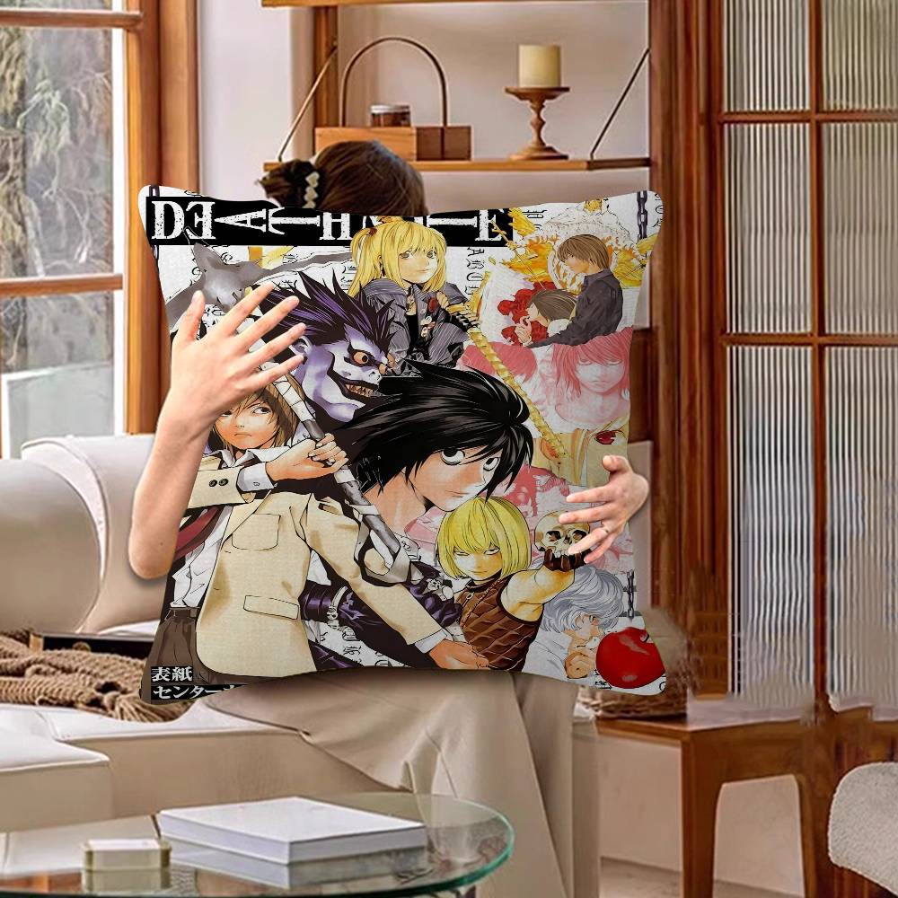 Anime D-Death Note Lucky Dragon Pillow Cover Sofa Cushion Cover Home Room Decoration Children Gift