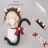 Flauschiges Katzenohr-Stirnband Cosplay Anime Convention Y2K Kawaii Lolita Haaraccessoire Weiches Plüsch-Haarband