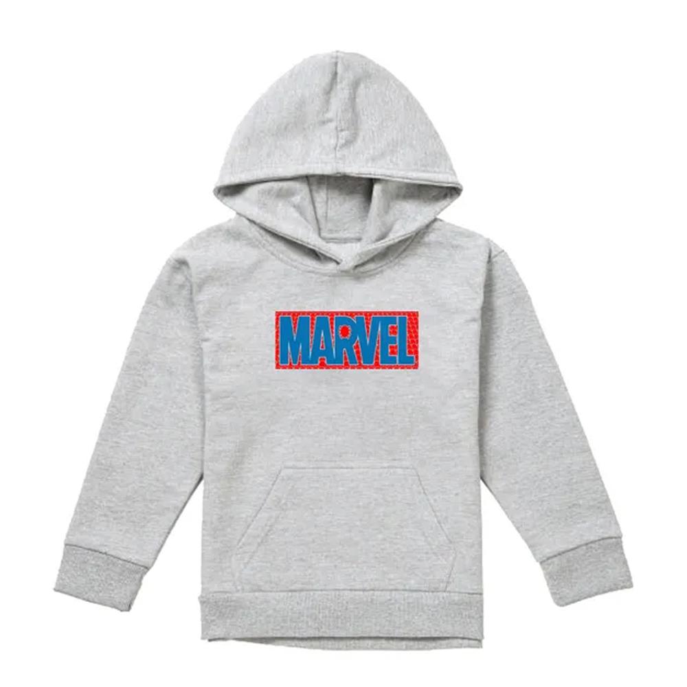 Spider-Man Childrens/Kids Brick Heather Logo Hoodie