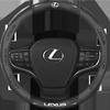 Car Anti Slip Carbon Fiber Leather Steering Wheel Cover For Lexus GX460 Ct200h IS250 ES 220D IS200 Fsport GS GX IS LS LX NX RX