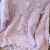 Women's Beaded Flower Faux Mink Knit Sweater
