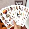 10 Cartoon New Year Horse-themed Tattoo Stickers for Party Decoration, Animal Arms, Children's Water Transfer Tattoo Stickers, Stickers