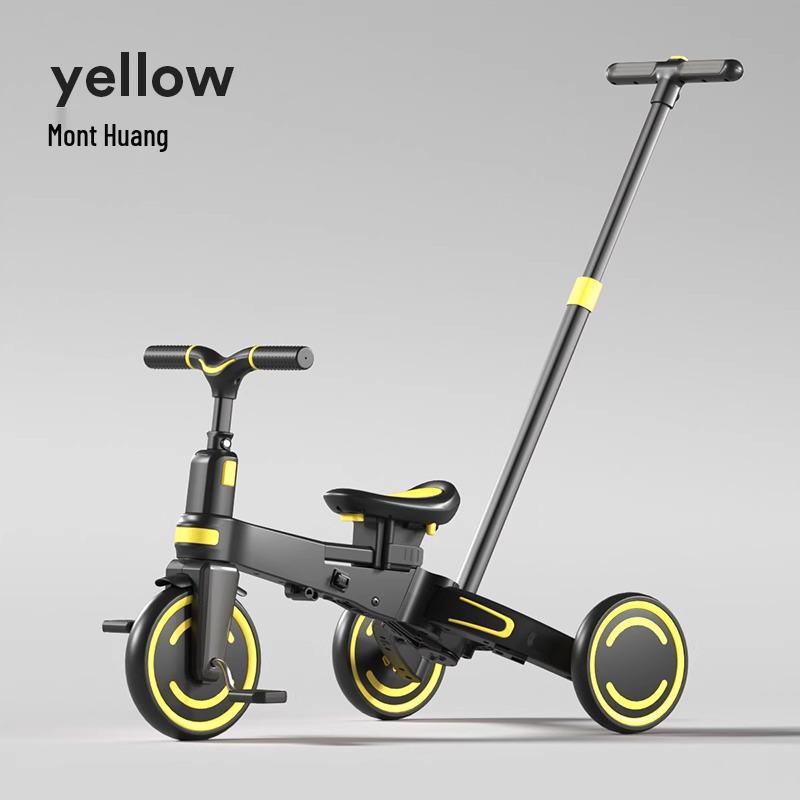 

Складной детский трехколесный велосипед и коляска (1-6 лет) с навесом и хранением