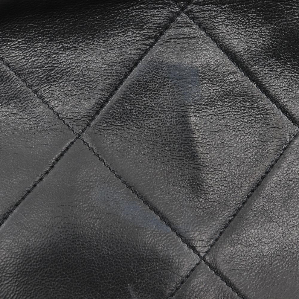 CHANEL ChainShoulder Shoulder Bag Diamond stitch Matelasse black lambskin Women Used