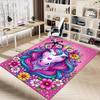 1PC Unicorn Extra Large Non-Slip Floor Carpet, Office, Family, Bedroom, Studio - Large Area Rug,Longlasting Material-K0389