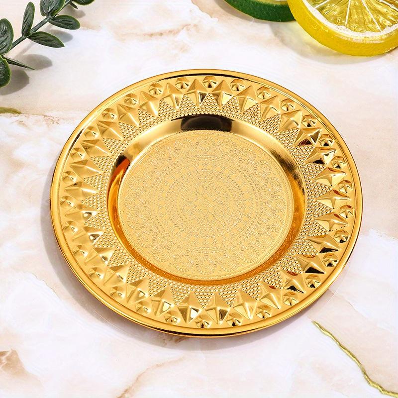 2Pcs European Fruit Plate Living Room Home Coffee Table Tea Snacks Dried Fruit Snack Dishes Storage Tray.