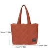 Korean Style Space Cotton Tote Bag Large Capacity Oxford Handbag Cute Shoulder Bag  Lady