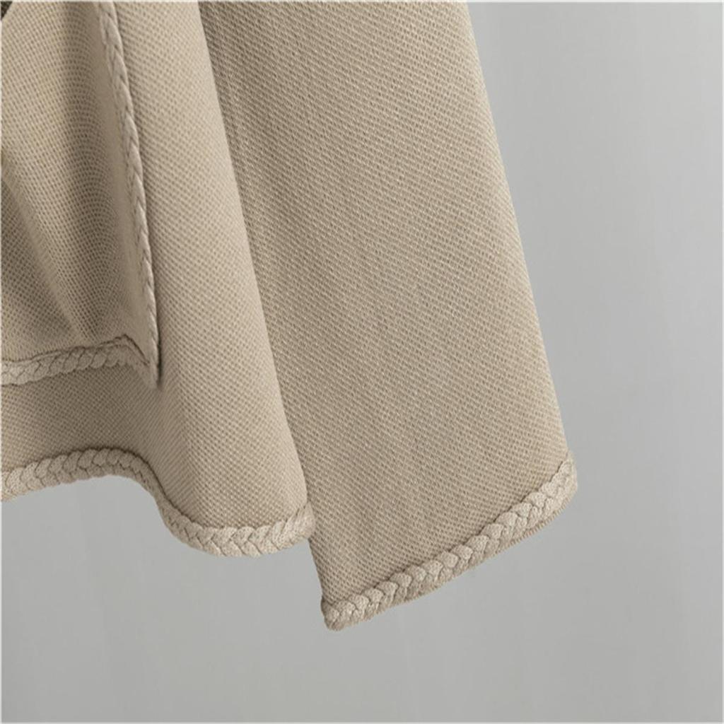 Knitted Two Piece Loose Casual Half Skirt Fashion Set Women's Spring And Autumn Sweater Ins Skirt