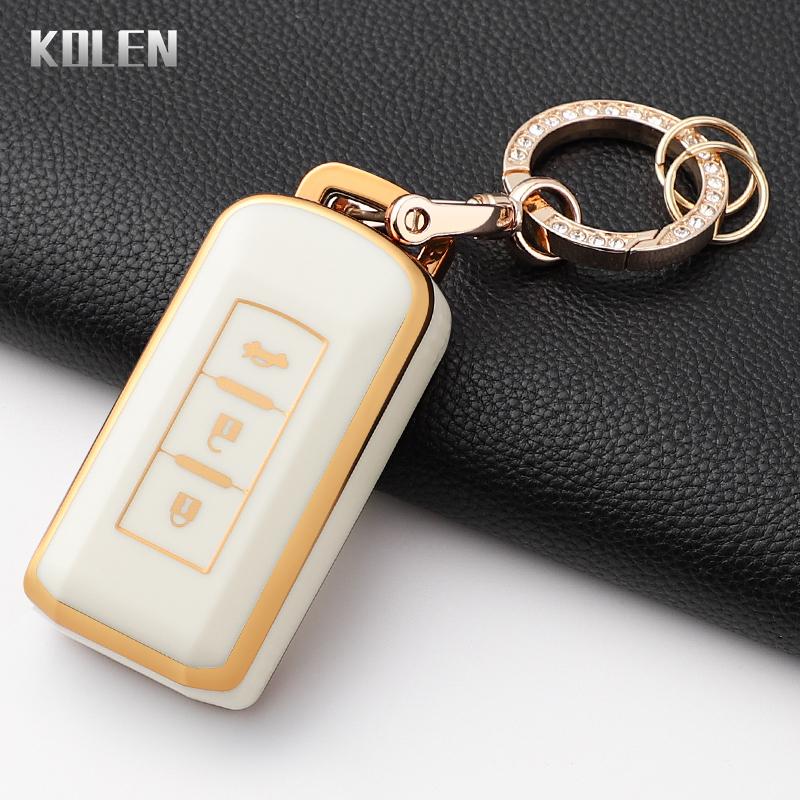 Fashion Tpu Car Remote Key Case Cover For Mitsubishi Xpander Outlander Asx Pajero Eclipse Cross Montero Protected Keychain Shell
