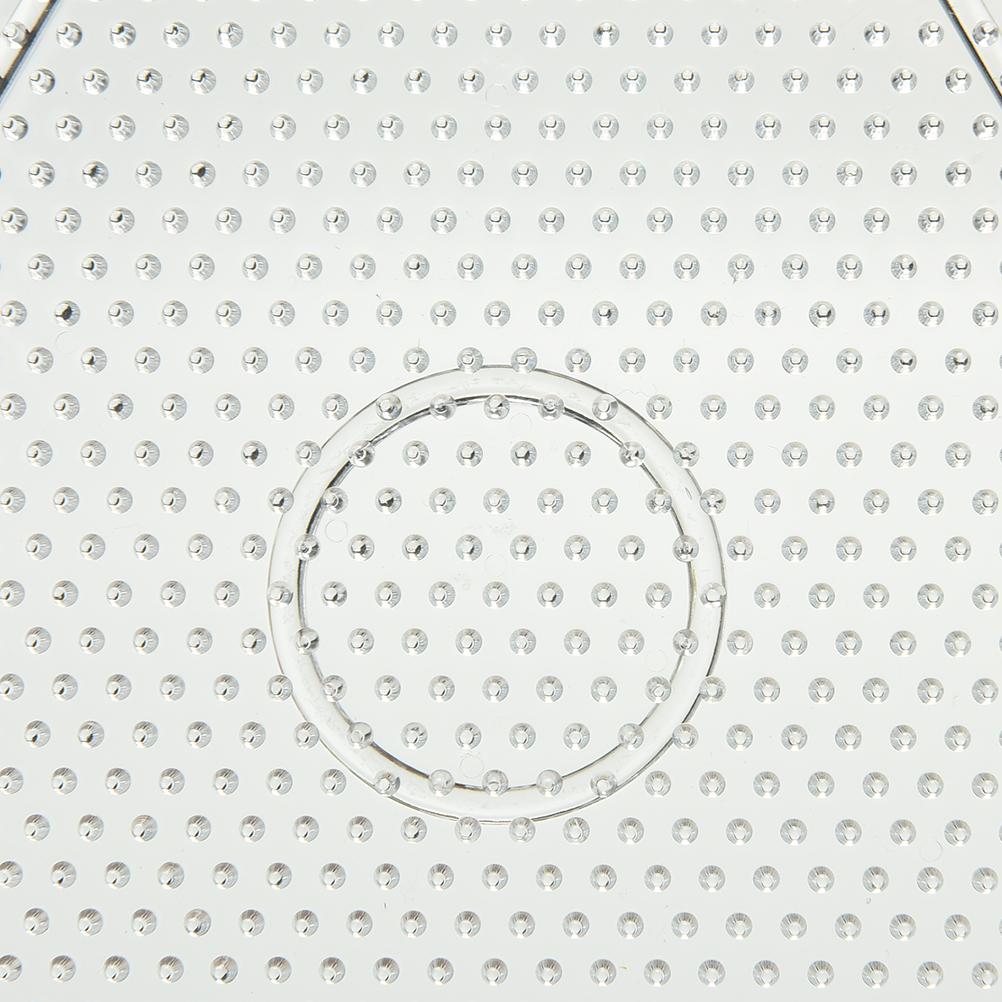 1 Pcs Square Round Hexagon Pegboards Transparent For 5Mm Hama Beads Diy Kids Toy