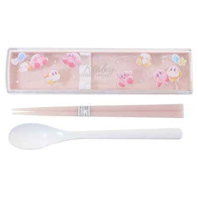 Kirby of the Stars Twin Set Sliding Type Chopsticks DREAM New Enrollment [Combi Set] & spoon/STARRY