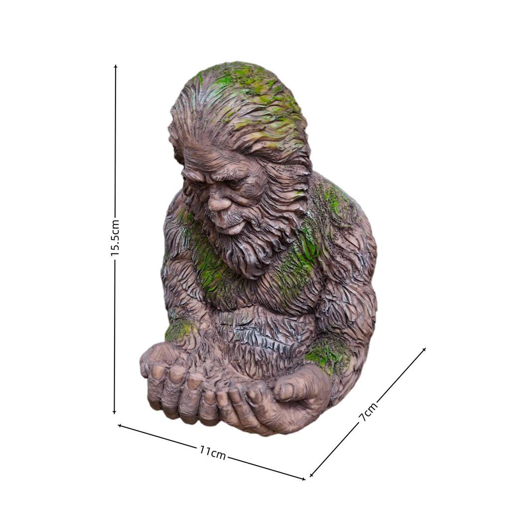 Bigfoot Treant Resin Bird Feeder for Outdoor Courtyard