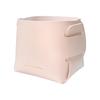 PU Material Leather Storage Box Folding Design Anti-Slip Base Desktop Storage Tray Solid Construction Multifunctional