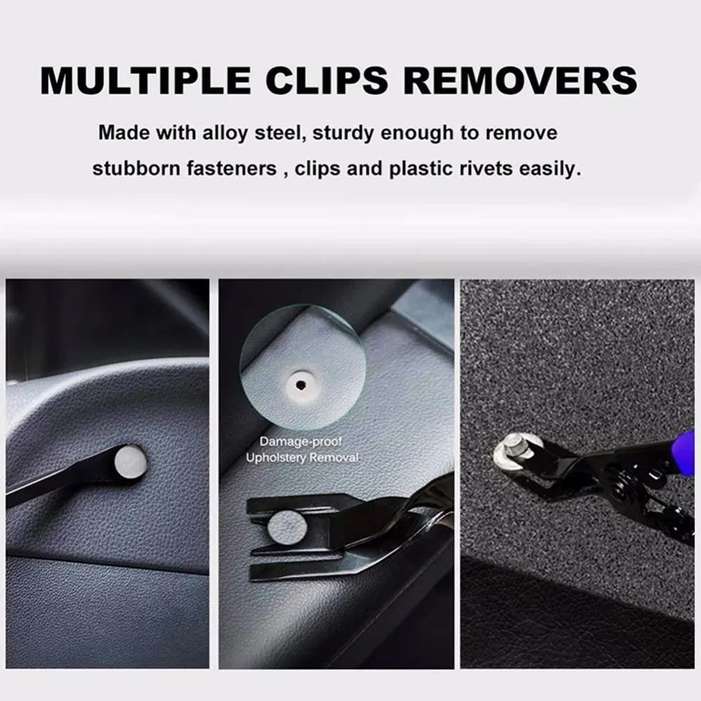 Car Tools Car Interior Disassembly Kit Plastic Trim Removal Tool Car Clips Puller Diy Panel Tools for Auto Trim Puller Set