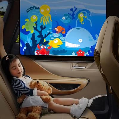 Car Sun Visor Magnetic anti-UV Car Sun Visor for Baby and Children Cute Cartoon Car Shape