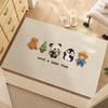 New Cartoon Silk Ring Door Floor Mat Household Door Carpet Porch Non-Slip Can Be Cut Wear-Resistant Foot Mat
