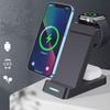 3 in 1 Charging Station Travel Foldable for IOS Multiple Devices Mobile Phone Watch Earphone Charger