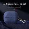 Solid Color Coarse Cloth Pattern Fabric Hard Case For Samsung Galaxy Buds3 Pro&Buds 3 Bluetooth Earphone Protective Shell Cover