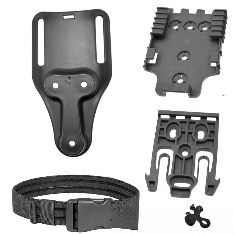 Mussel Quick Release System Short Back Plate Set