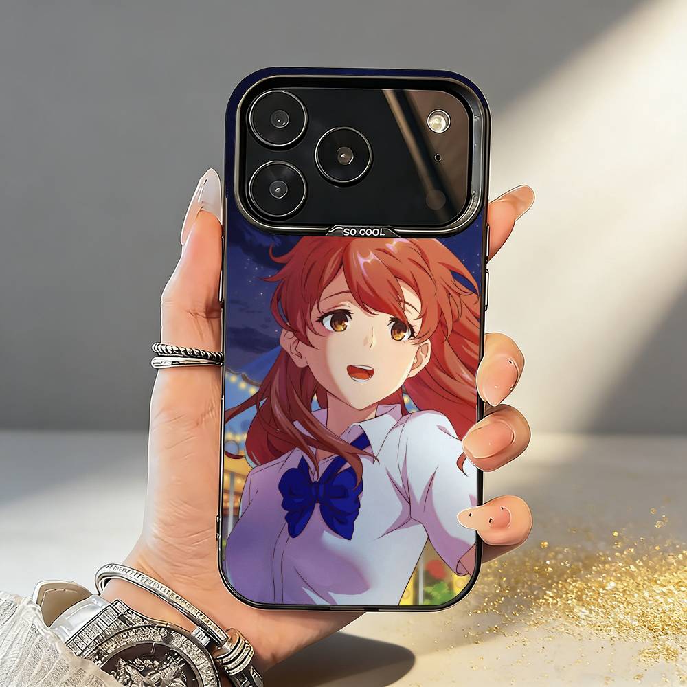 A Silent Voice - Shoko Nishimiya - Anime Movie Phone Case For iPhone17,16,15,14,13,12,11,Pro,MAX Gray Matte Silicone Black Cover