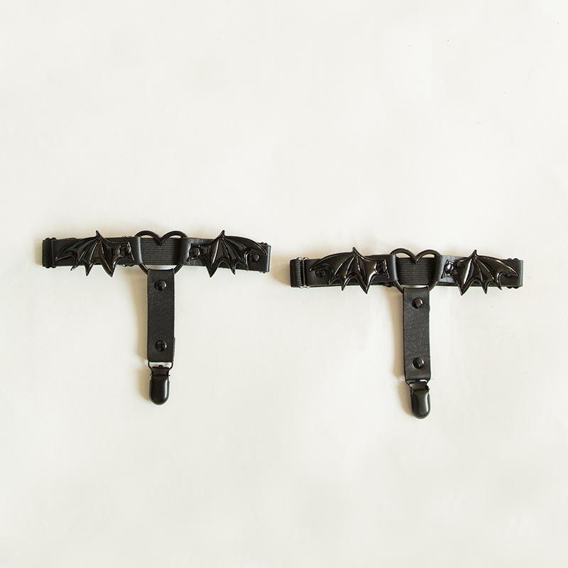 2025 Texture Leather Thigh Clips Leg Body Clips Harness Gothic Leg Garter Belt Fashion Beach Club Rave Party Body Supplies