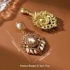 European and American Design with Super Sparkling Multi-color Droplet Shaped Elegant Retro Earrings and Earrings