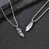 Blue Wishing Stone Necklaces for Men Boys,Trendy Hip Hop Metal Pendant Necklaces,Vintage Birthday Party Male Jewelry Gift