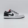 553558-045 Nike Air Jordan 1 Low Neutral Grey Infrared 23 Black (Men's)
