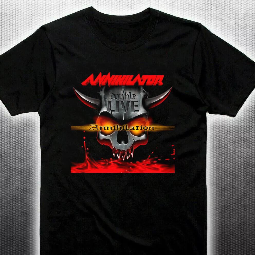Annihilator Band Black Cotton Shirt All size S-5XL Unisex MM192