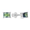 Silberohrringe mit mystischem Topas 1,292 ct (2206613)