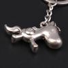 2026 Zodiac Year Of The Horse Metal Keychain Backpack Lucky Horse Pendant Keyring Badge Key Chain Gift