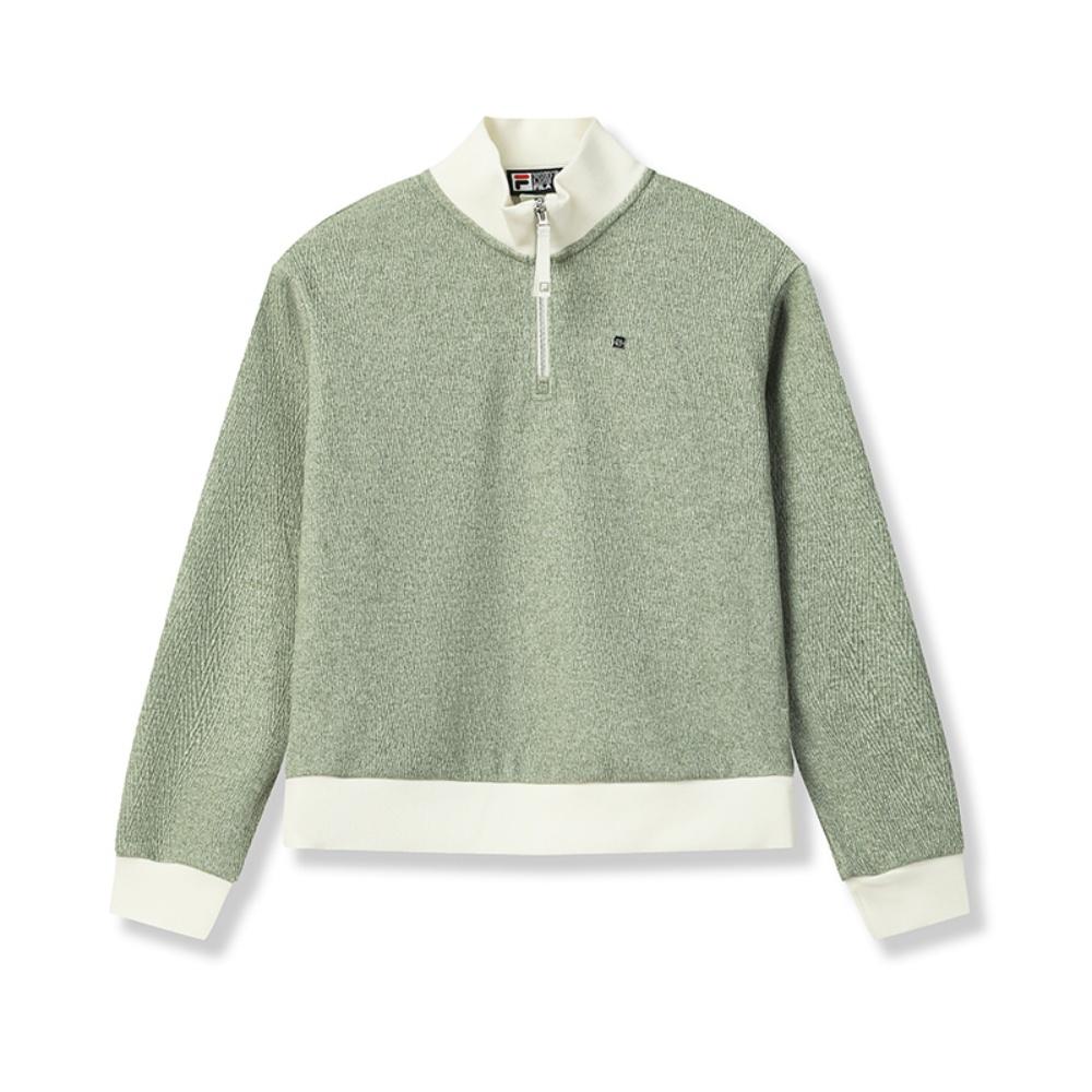 

Fila Белый Минималистичный Модный Повседневный Удобный Свободный Свитшот-Пуловер Женский свитшот Зеленый F11W543207FLG S