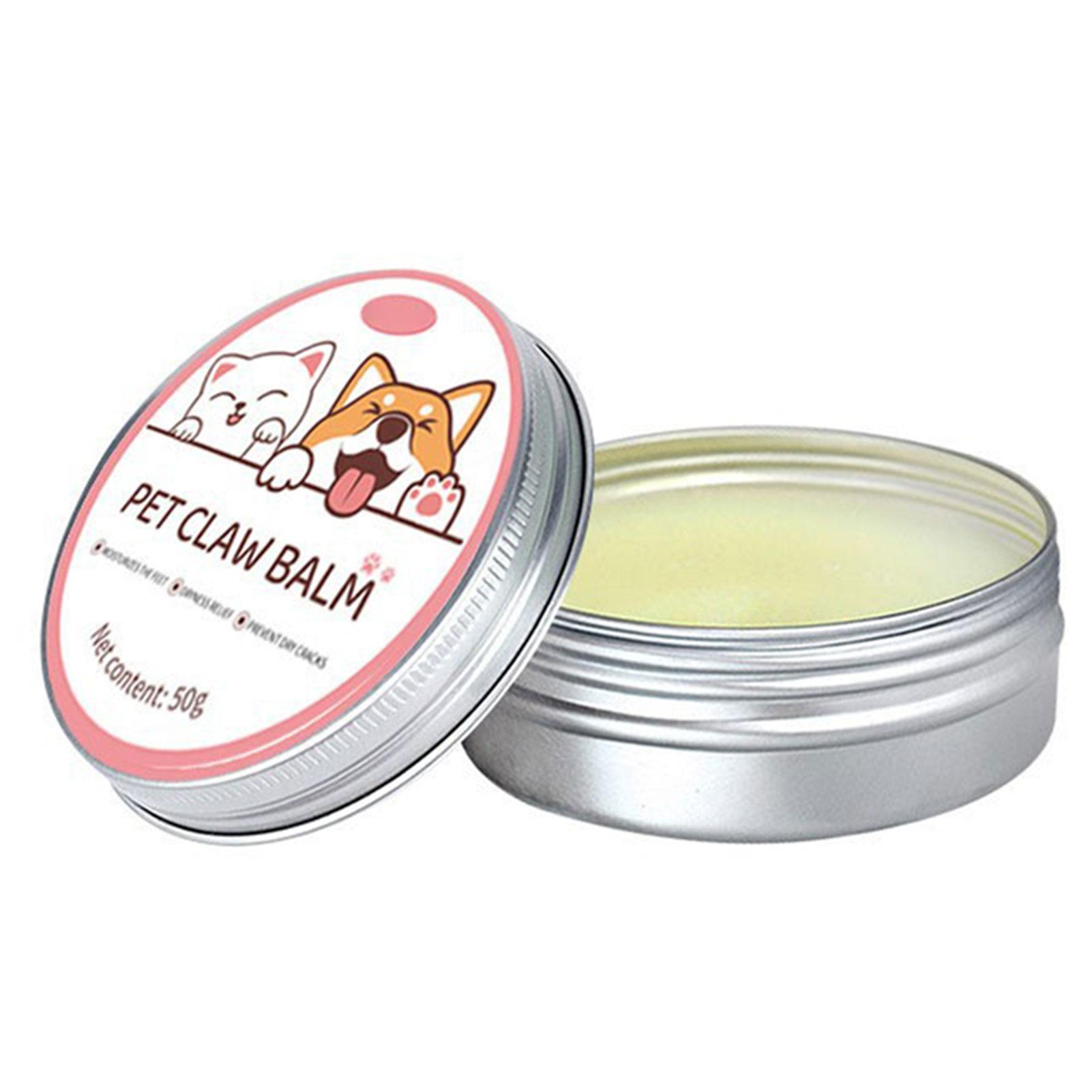 

Paw Balm For Cats 50g Cat Dog Paw Protective Cream Pet Nose Protector Moisturizer Pet Crack Feet Repair Accessories For Cats