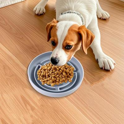Slow Dog Feeder Silicone Maze Dog Bowl Slow Feeder Suction Cup Base Anti-Choking Pet Supplies Interactive Toys For Large To