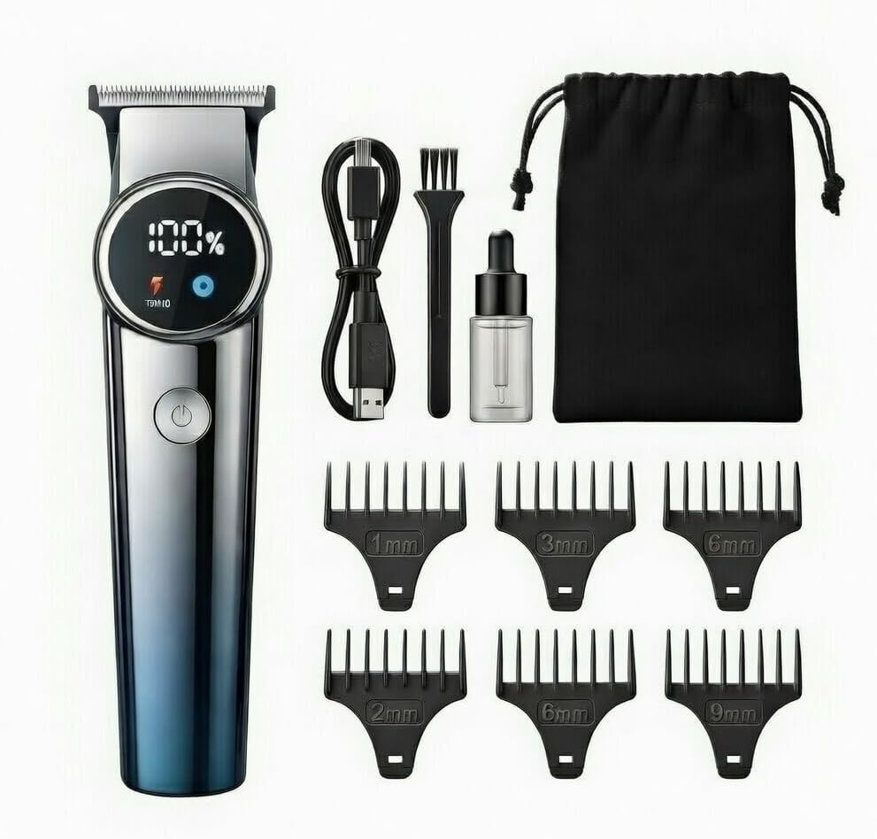 

Men,beard trimmer for men Cordless Electric Hair Cutting Set Rechargeable Hair Trimmer grooming kit with LCD United States