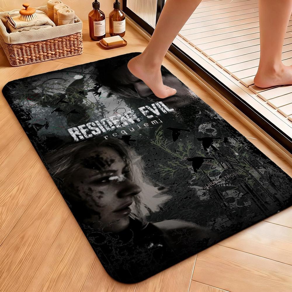 Resident Evil Death Island Rectangular Rug Thick Nonslip Carpet For Kids Bedroom Play Area Home Decor Memorial Gift
