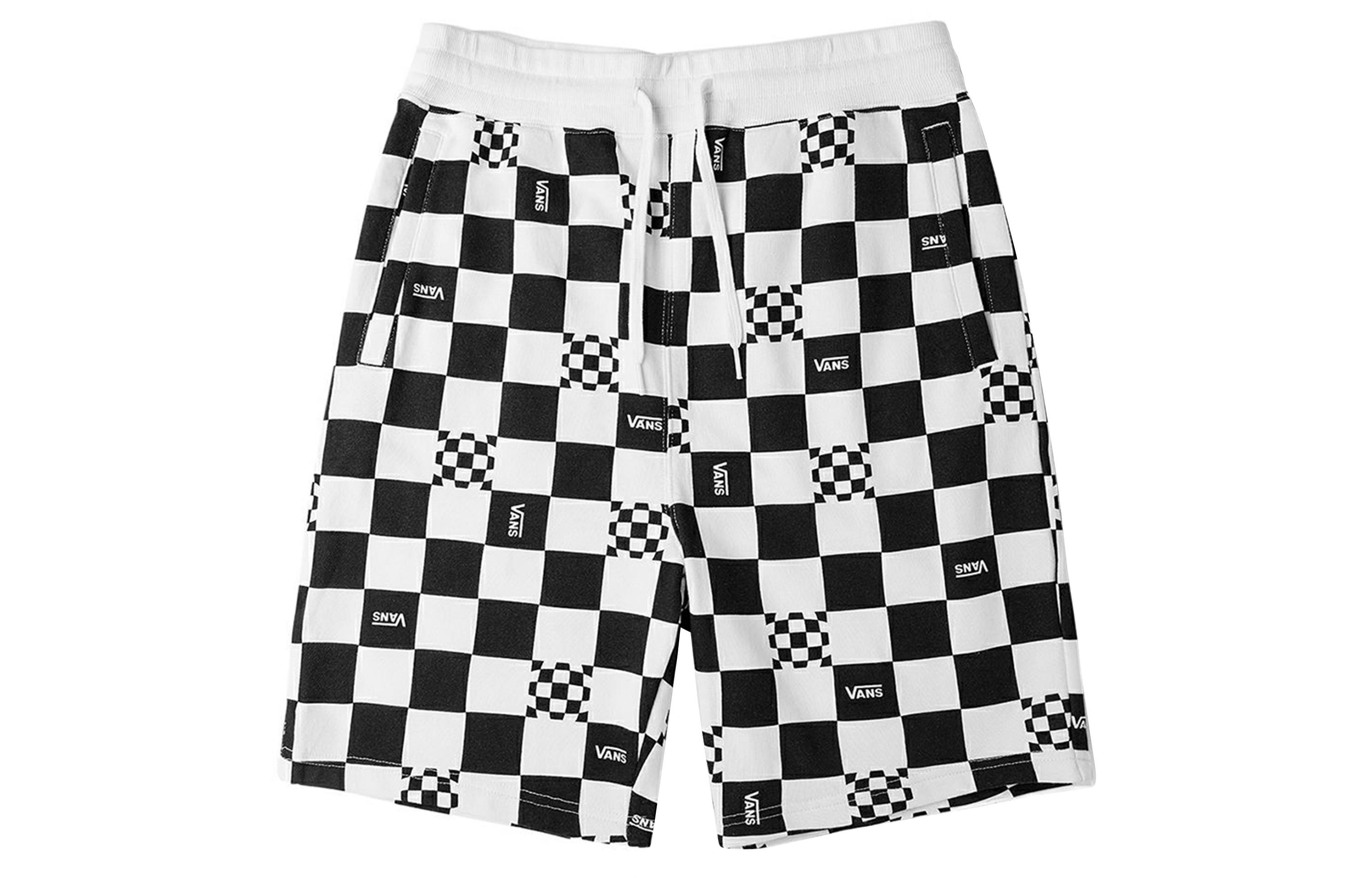 Vans Casual Shorts Unisex Black White VN0A7PZDYAO L