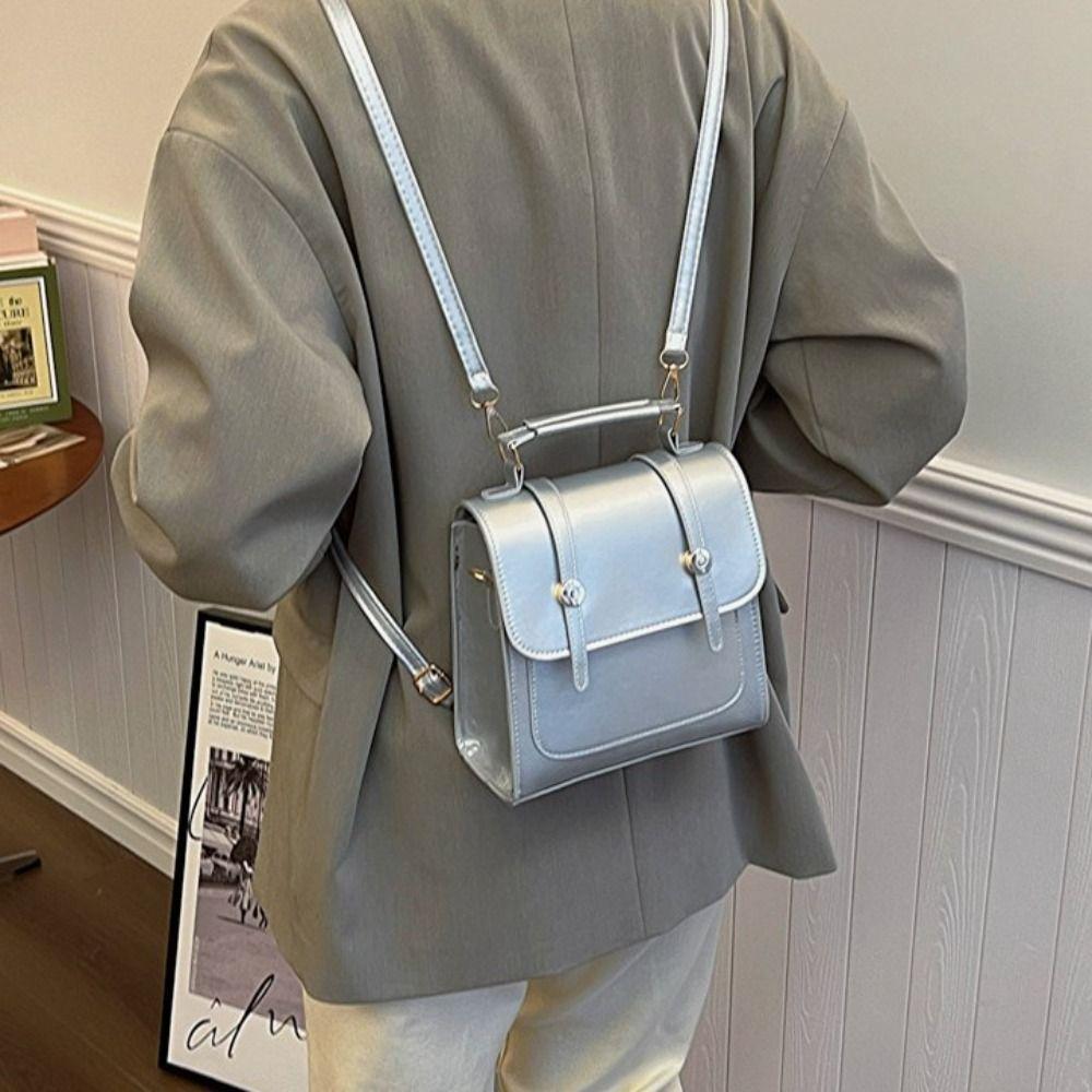 Vintage School Bag Fashion Backpack Large Capacity Shoulder Bag  Travel