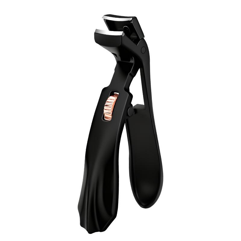 Powder Die-Cast Stainless Steel Nail Clippers with Large Opening & Lock - Anti-Splatter Design