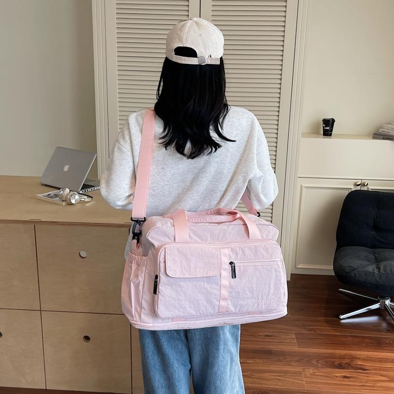 Large capacity portable short-haul travel bag Women's fashion lightweight luggage bag Men's travel storage Sports fitness bag