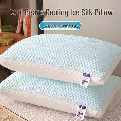 3D Ice Bean Pillow: Summer Breathable Neck Support for Men, Home Use Pair