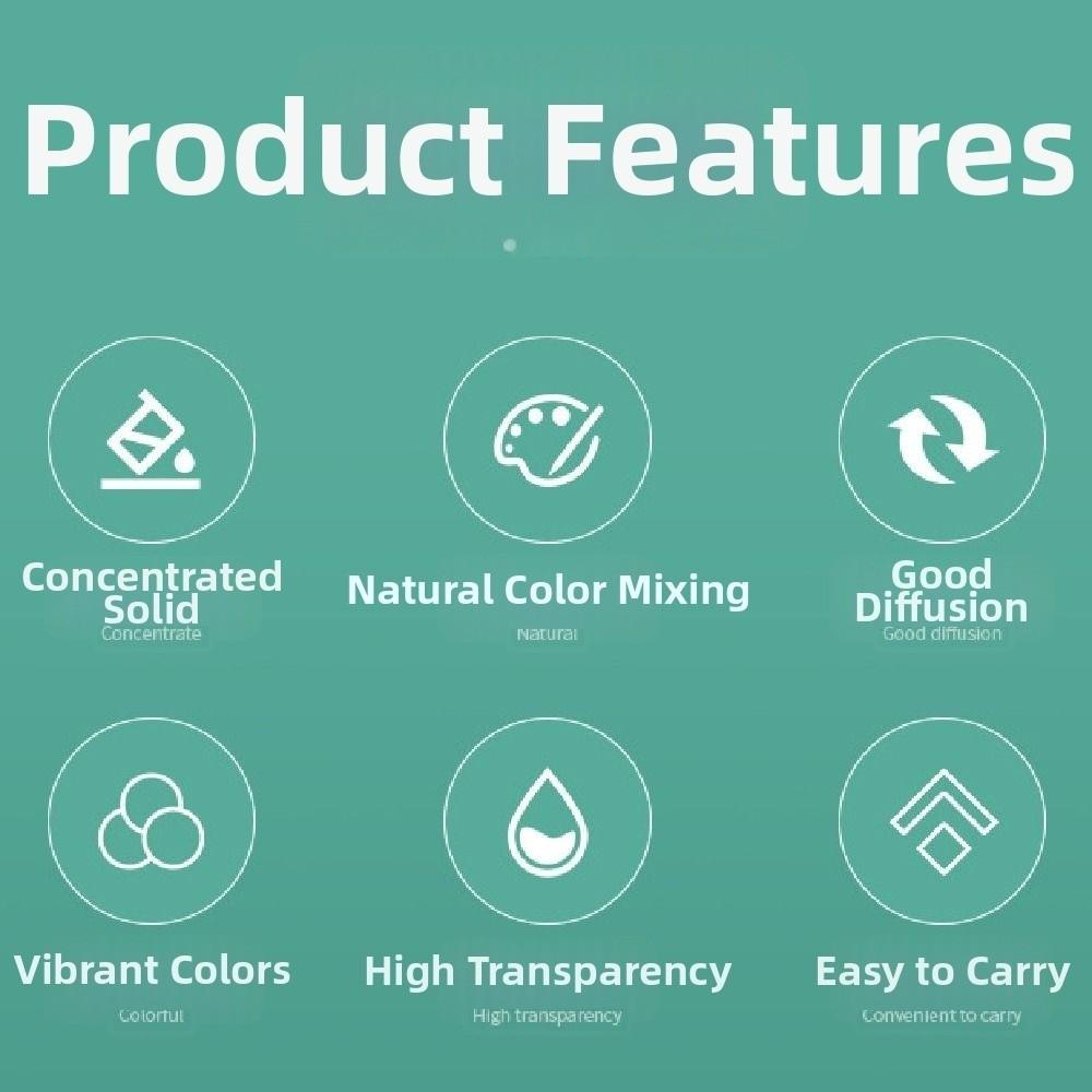 50/72/90/100/128 Color Solid Watercolor Paint Set  Art Specific Painting Tool