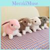 White Charming Bunny Plush Toy Perfect Stuffed Rabbit Doll Gift Children For